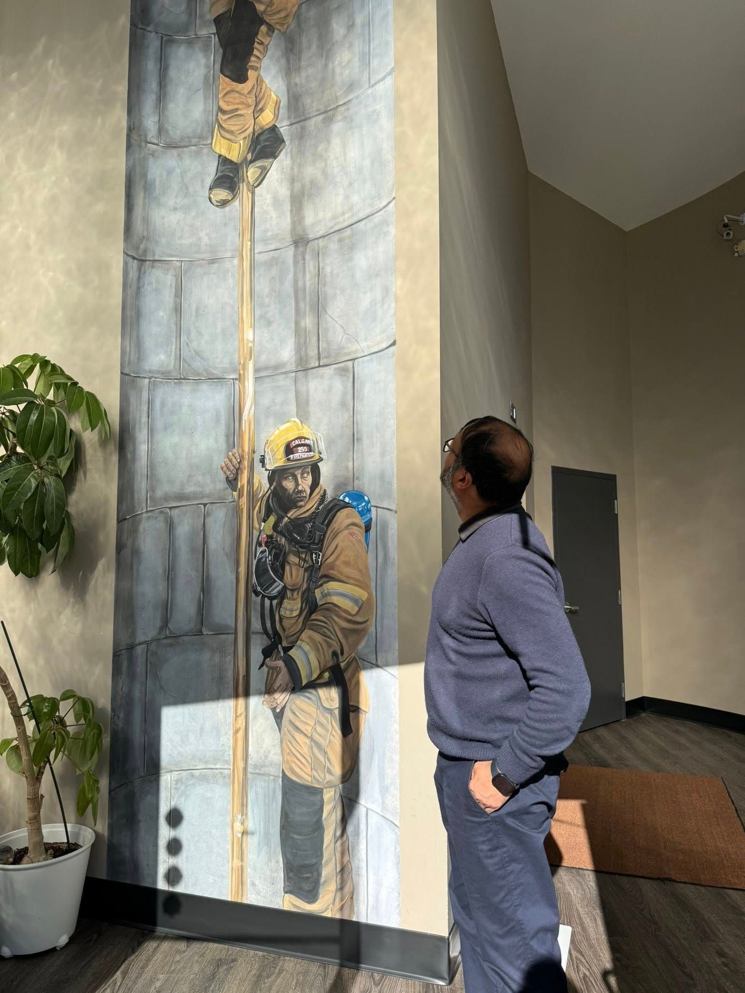 It was an honour to meet with Calgary Firefighters Association from Local 255