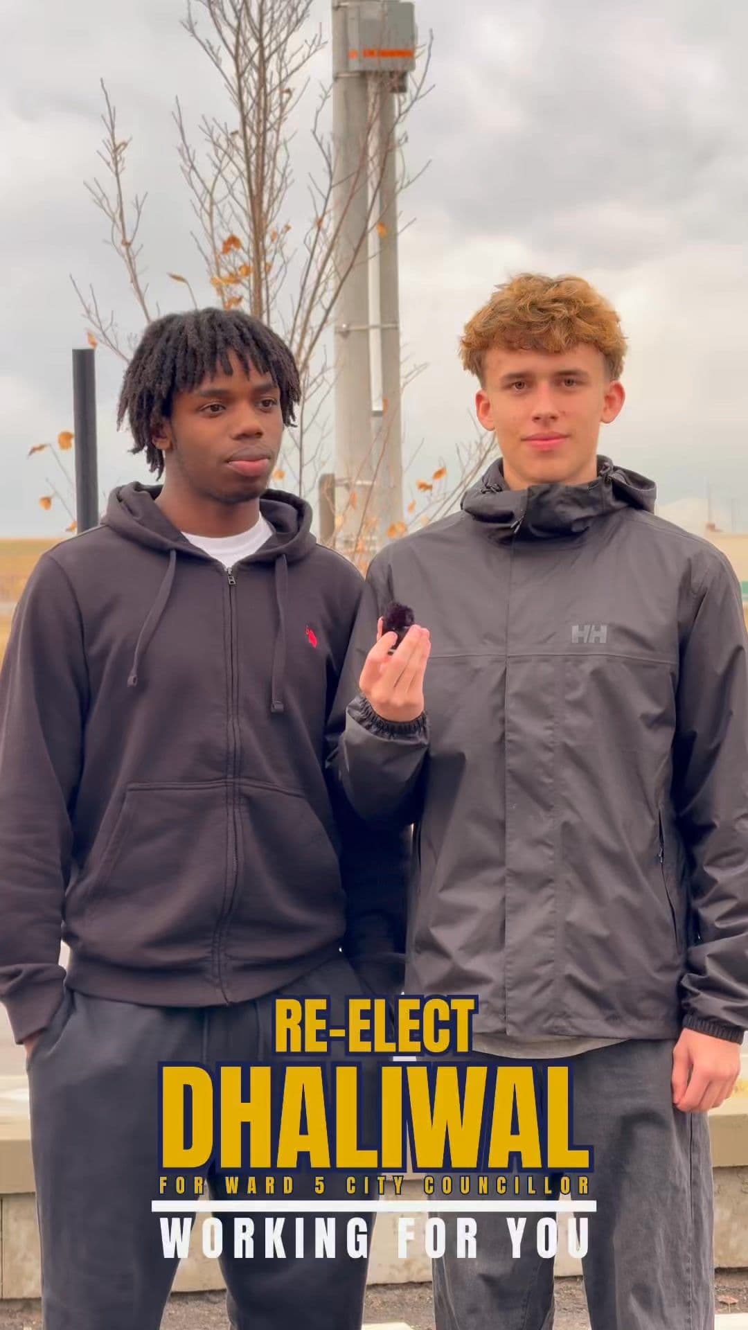 Young voices matter. Thank you to Loic and Josh for the support.