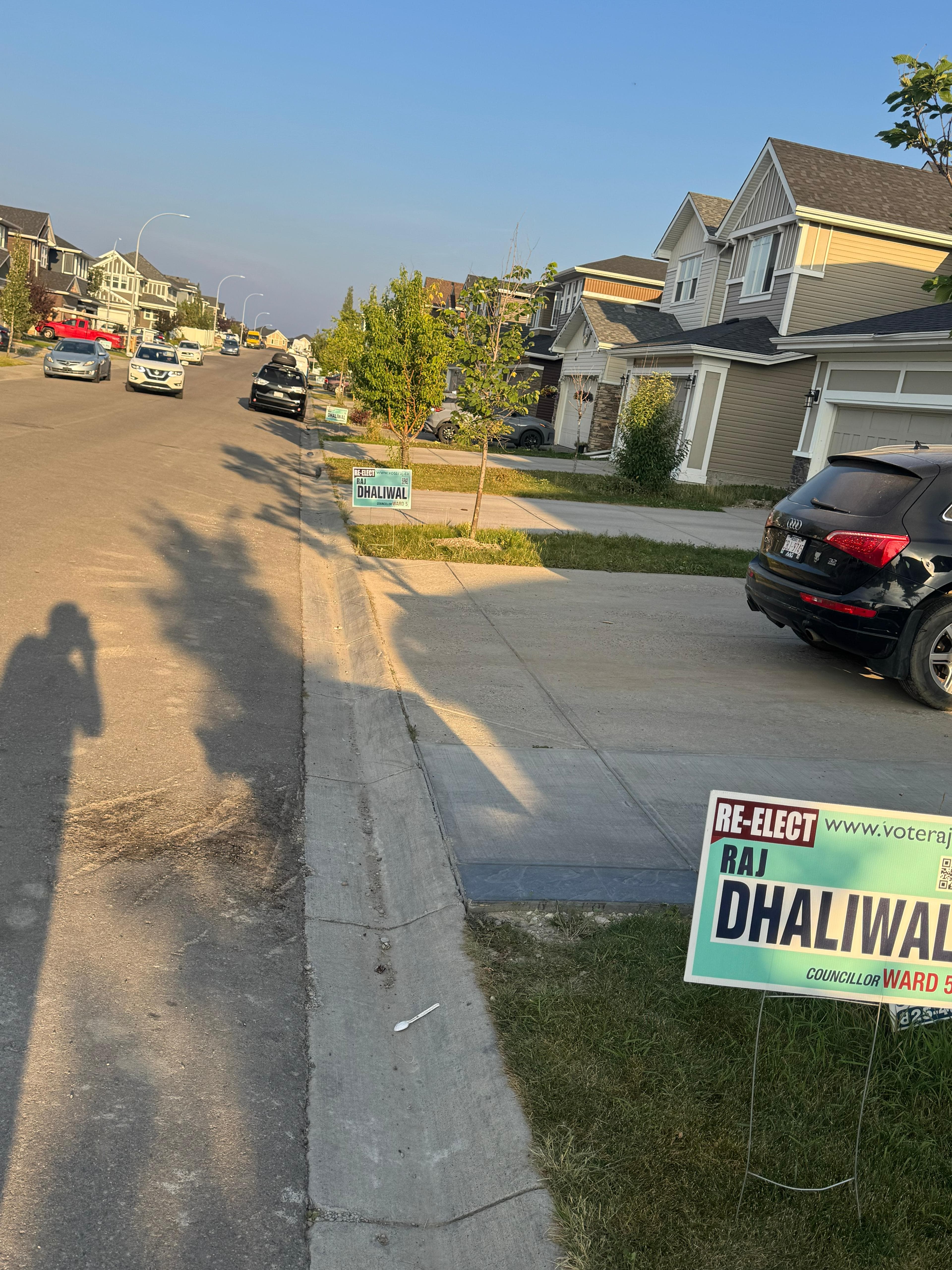 Out in Ward 5, knocking on doors and connecting with residents.