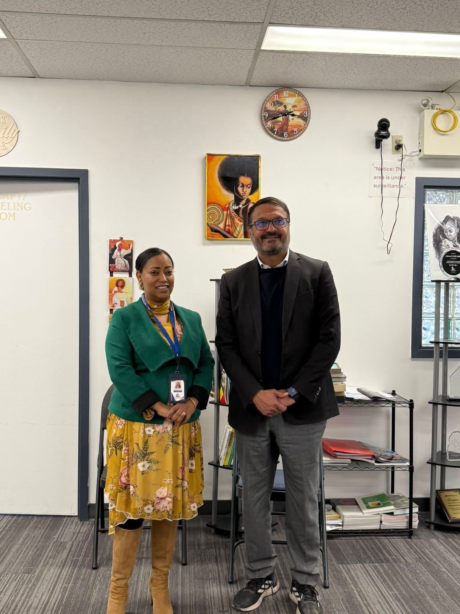 Thank you Adi Eyassu and the Immigrant Outreach Society for your support