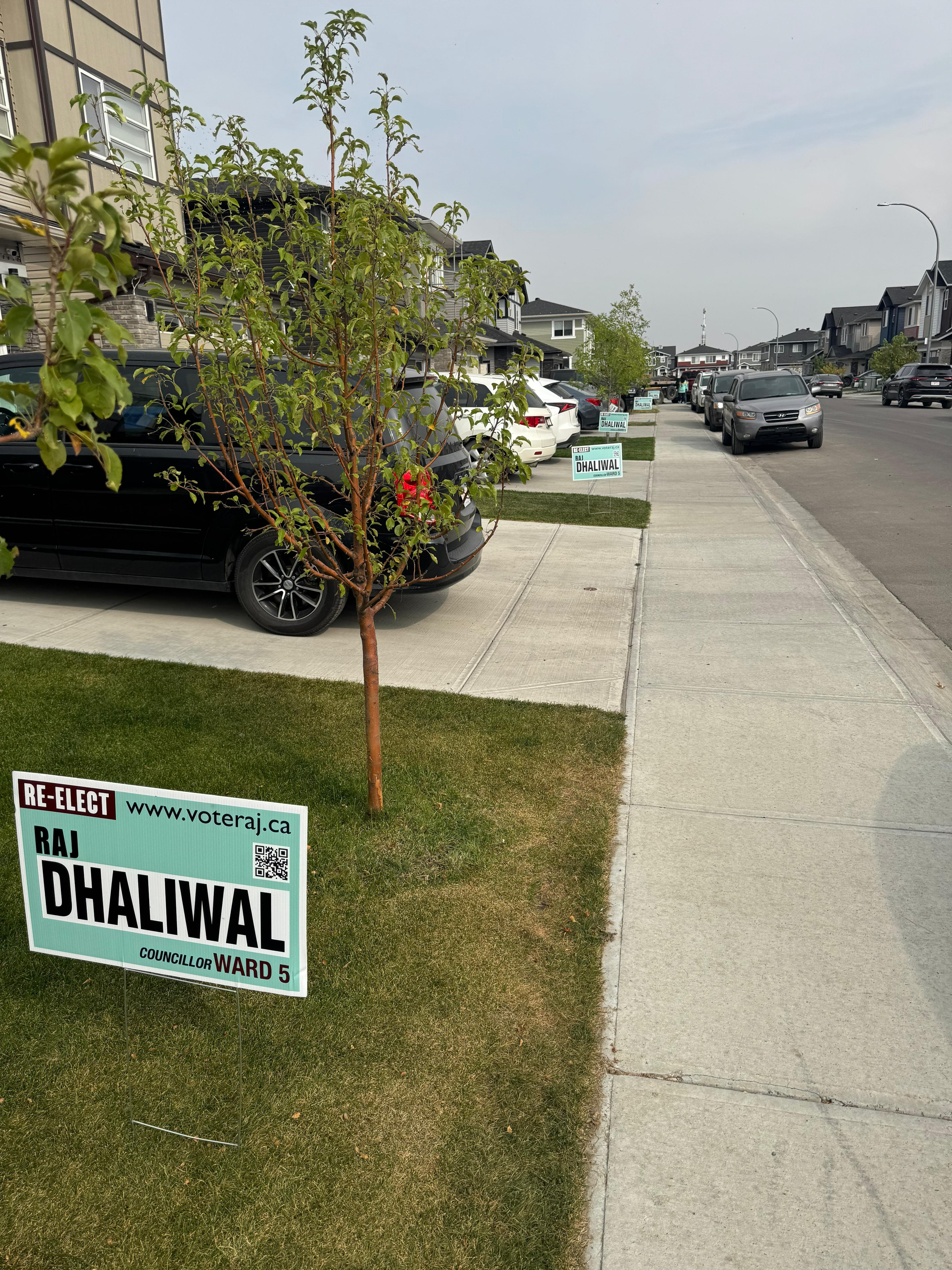 Out in Ward 5, knocking on doors and connecting with residents.